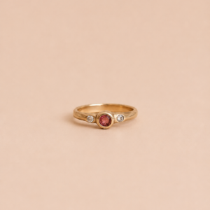 Bague Tourmaline rose